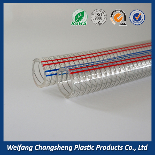 plastic steel wire reinforced soft hose supplier oem accepted